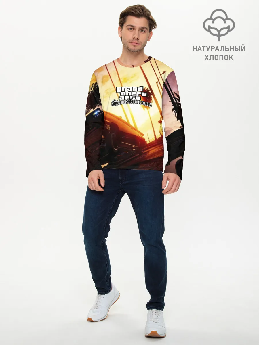 Мужской лонгслив базовый / GTA