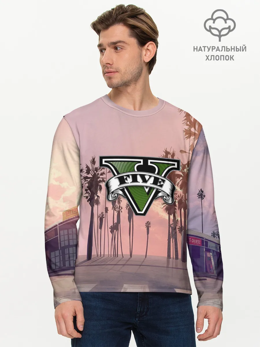 Мужской лонгслив базовый / GTA