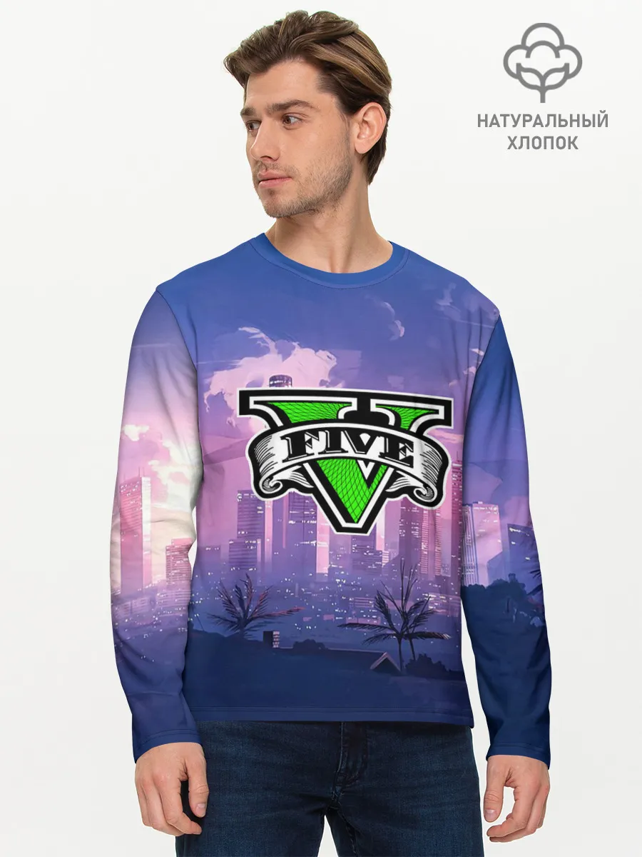 Мужской лонгслив базовый / GTA