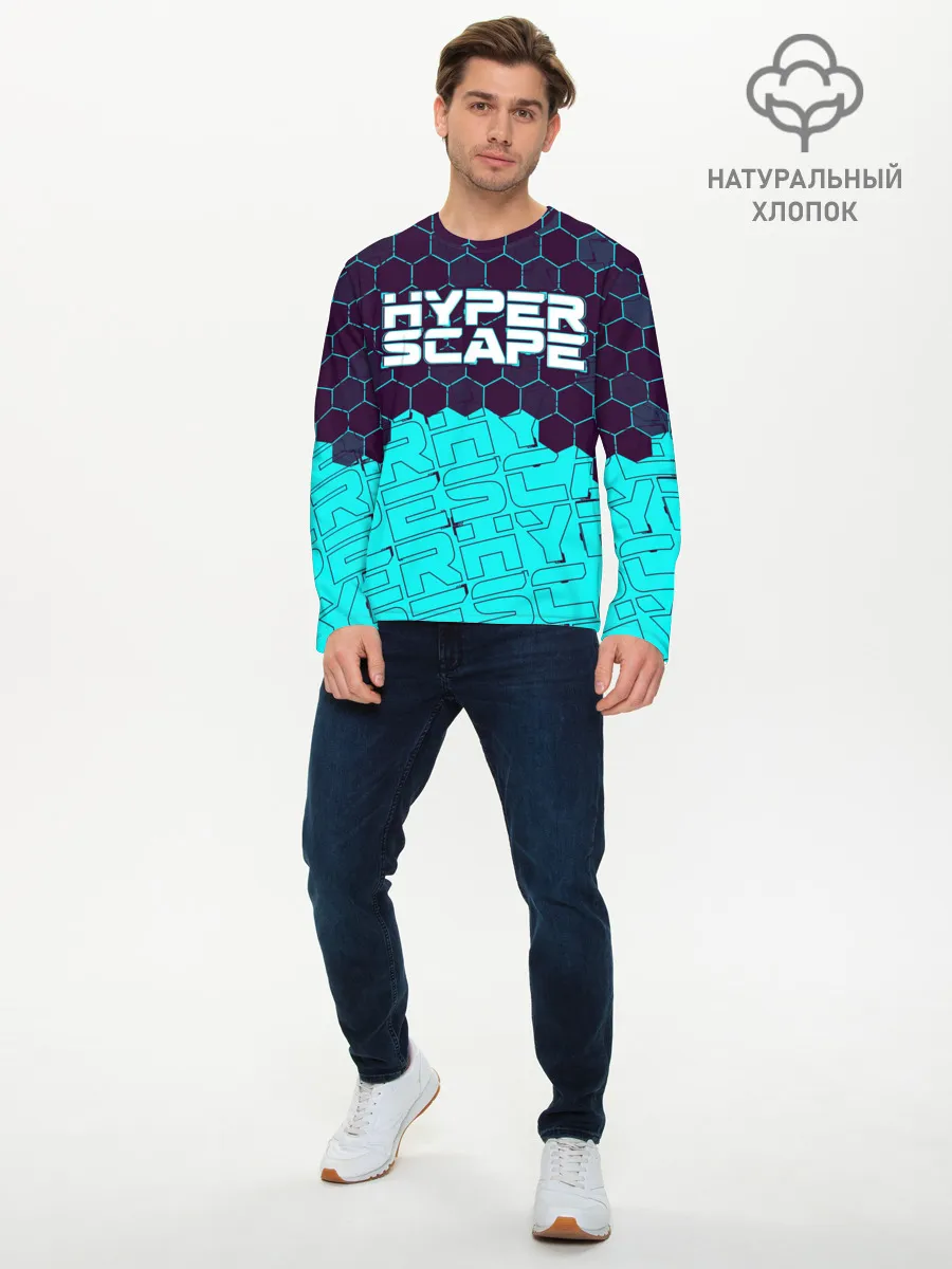 Мужской лонгслив базовый / HYPER SCAPE / ХАЙПЕР СКЕЙП