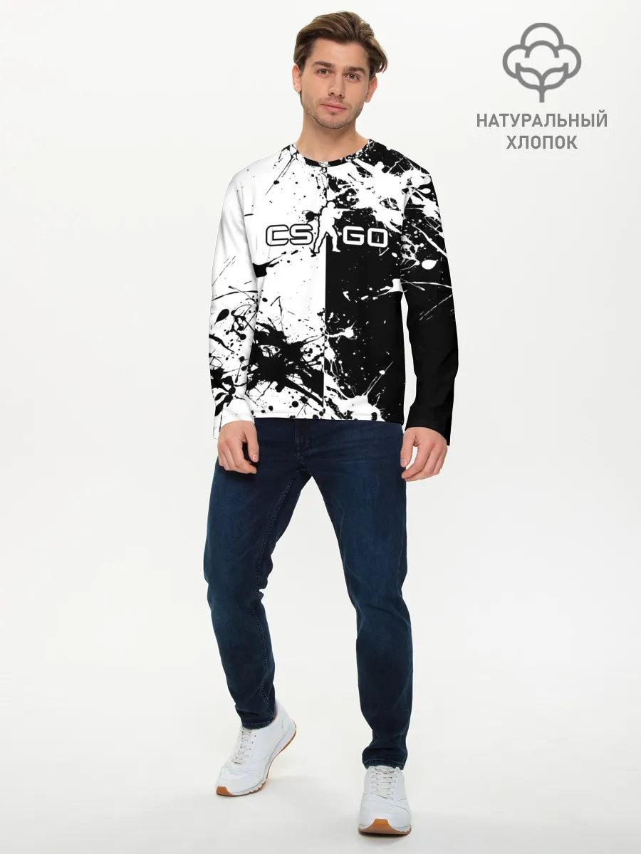 Мужской лонгслив базовый / COUNTER STRIKE