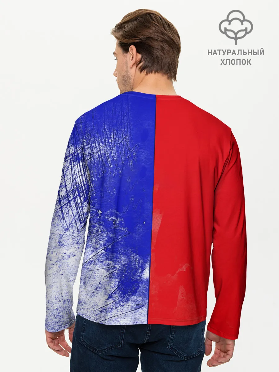 Мужской лонгслив базовый / На самый вверх