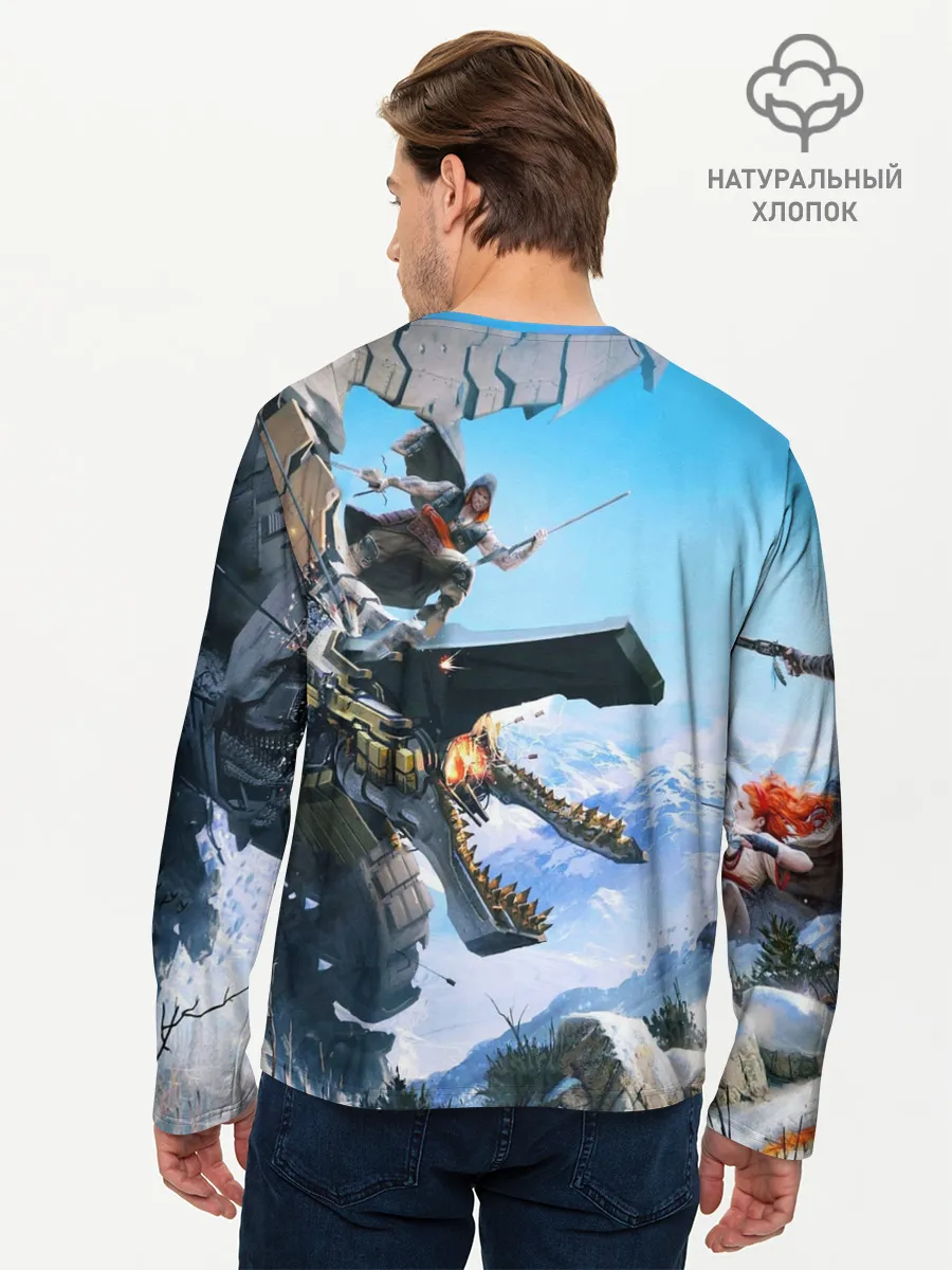 Мужской лонгслив базовый / Horizon Zero Dawn
