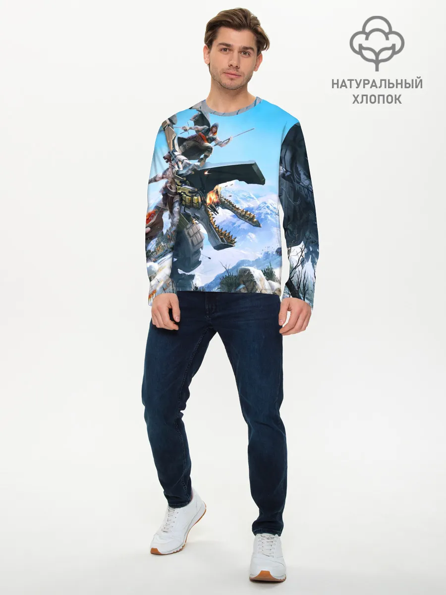 Мужской лонгслив базовый / Horizon Zero Dawn