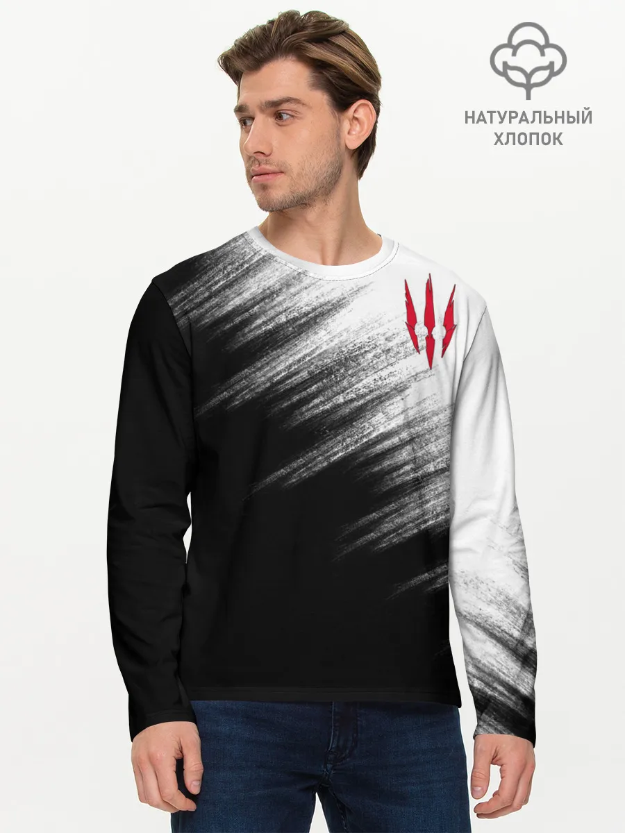 Мужской лонгслив базовый / The Witcher