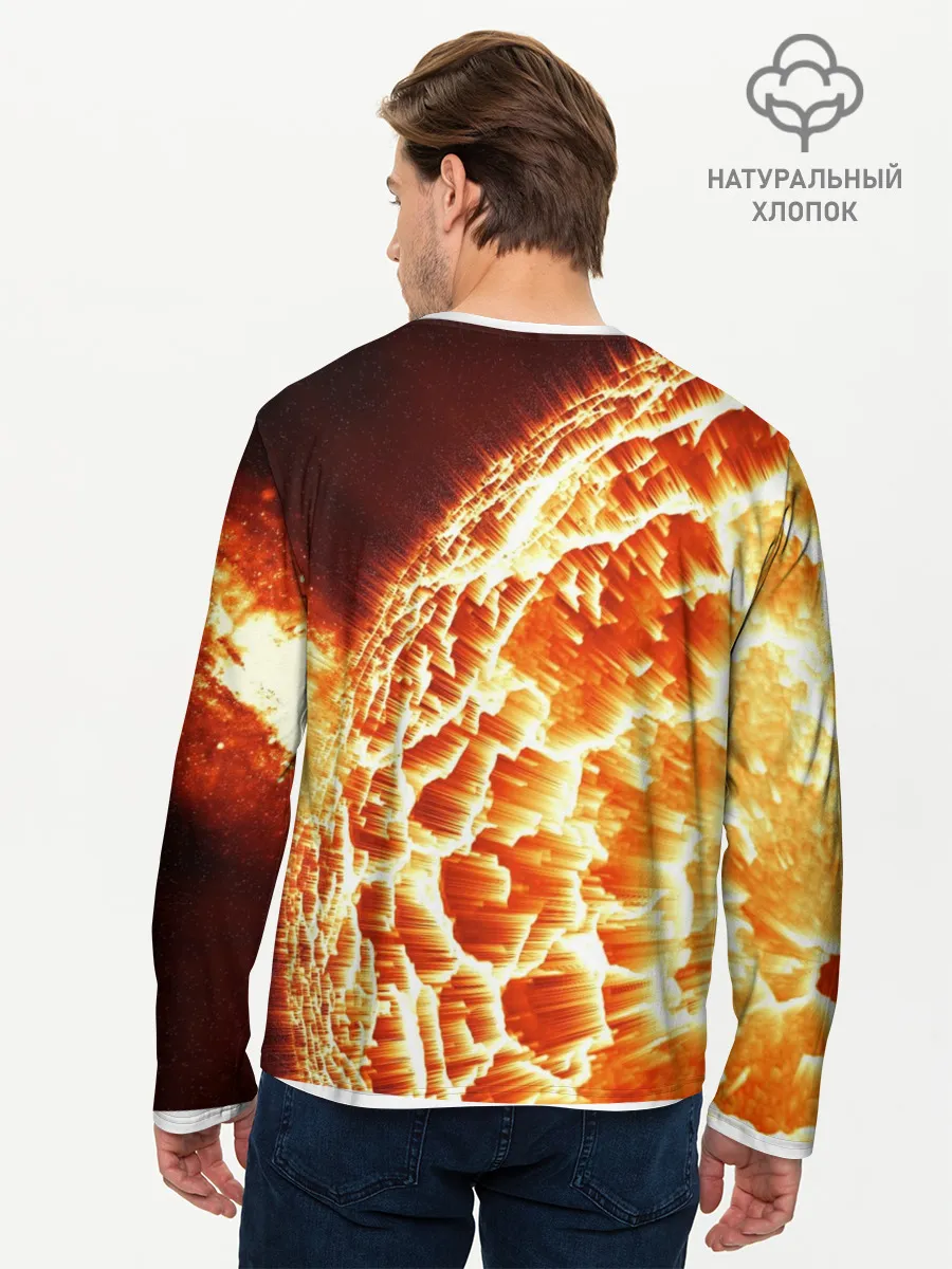 Мужской лонгслив базовый / Космический объект