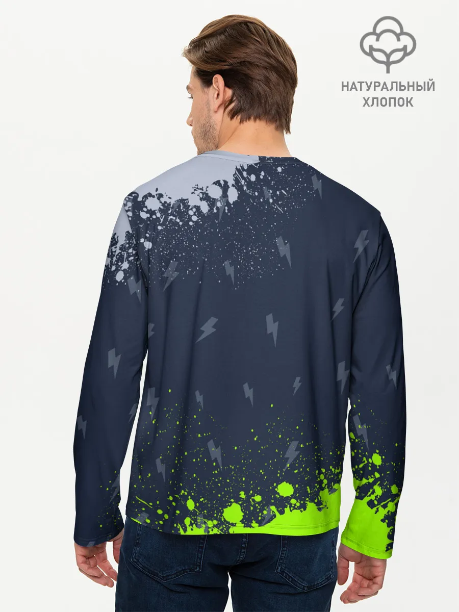 Мужской лонгслив базовый / AC DС