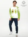 Мужской лонгслив базовый / Авокадо