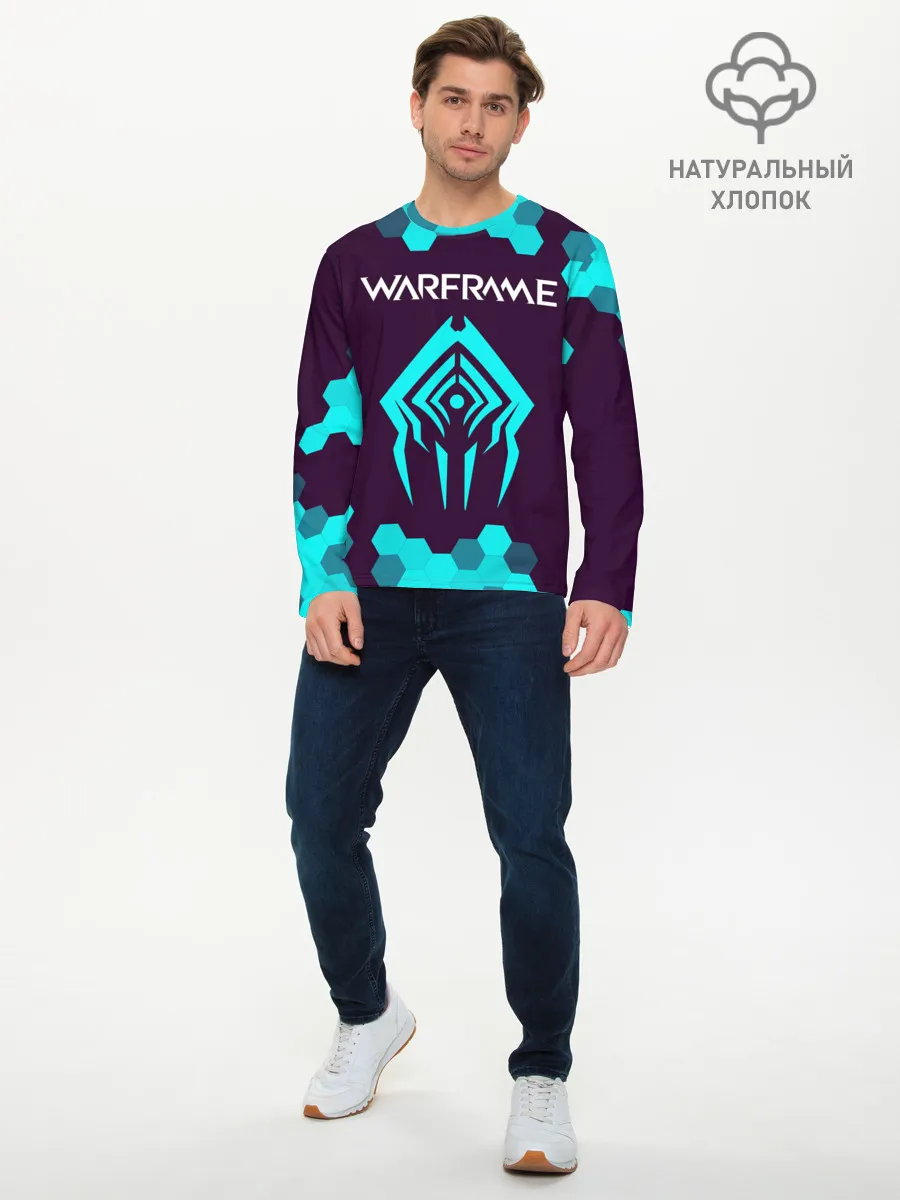 Мужской лонгслив базовый / WARFRAME / ВАРФРЕЙМ