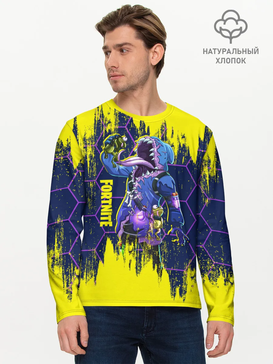 Мужской лонгслив базовый / Fortnite Big Mouth