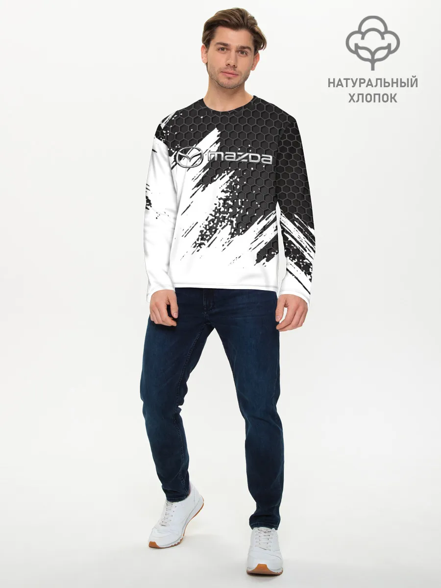Мужской лонгслив базовый / MAZDA