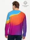 Мужской лонгслив базовый / ТЕКСТУРА ГРАДИЕНТА
