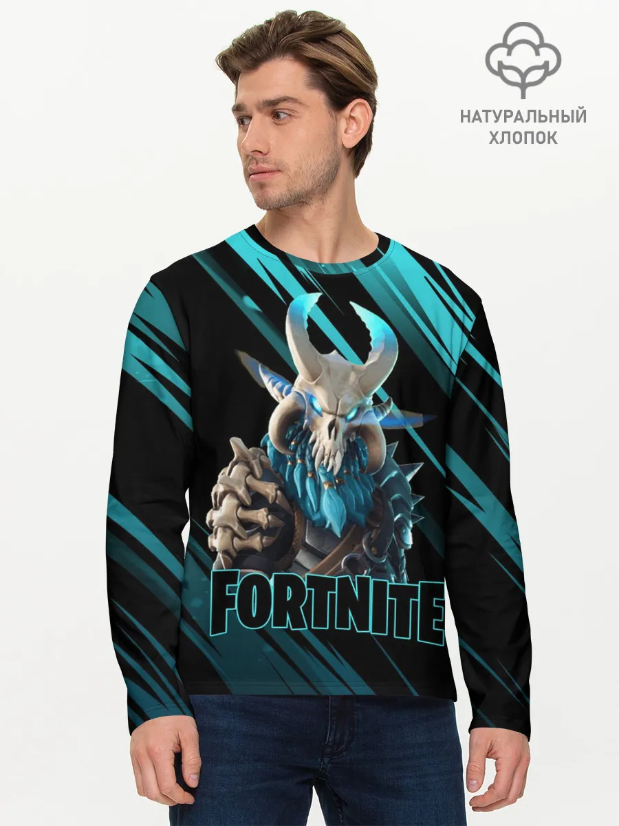Мужской лонгслив базовый / Fortnite | Фортнайт