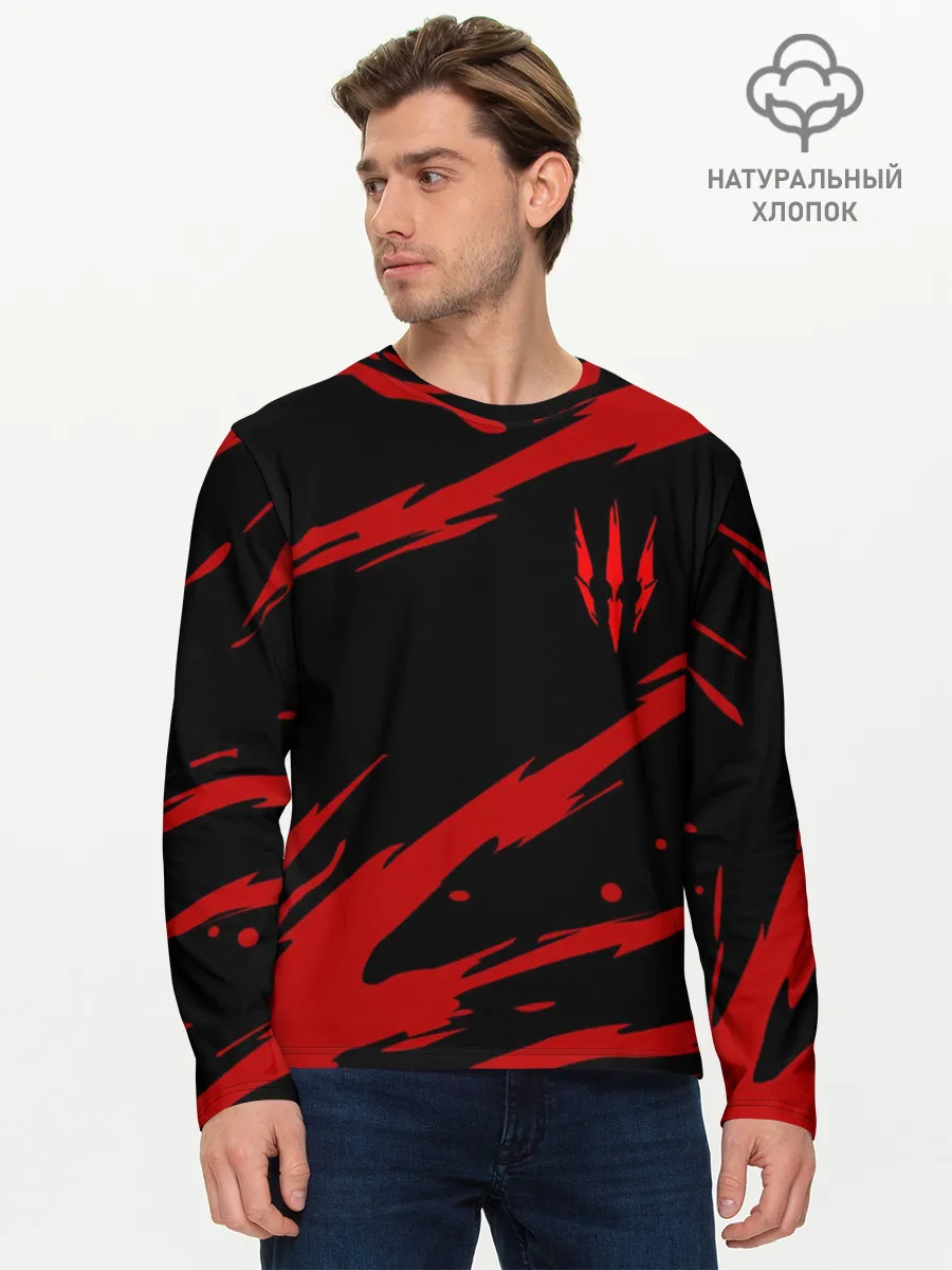 Мужской лонгслив базовый / Ведьмак