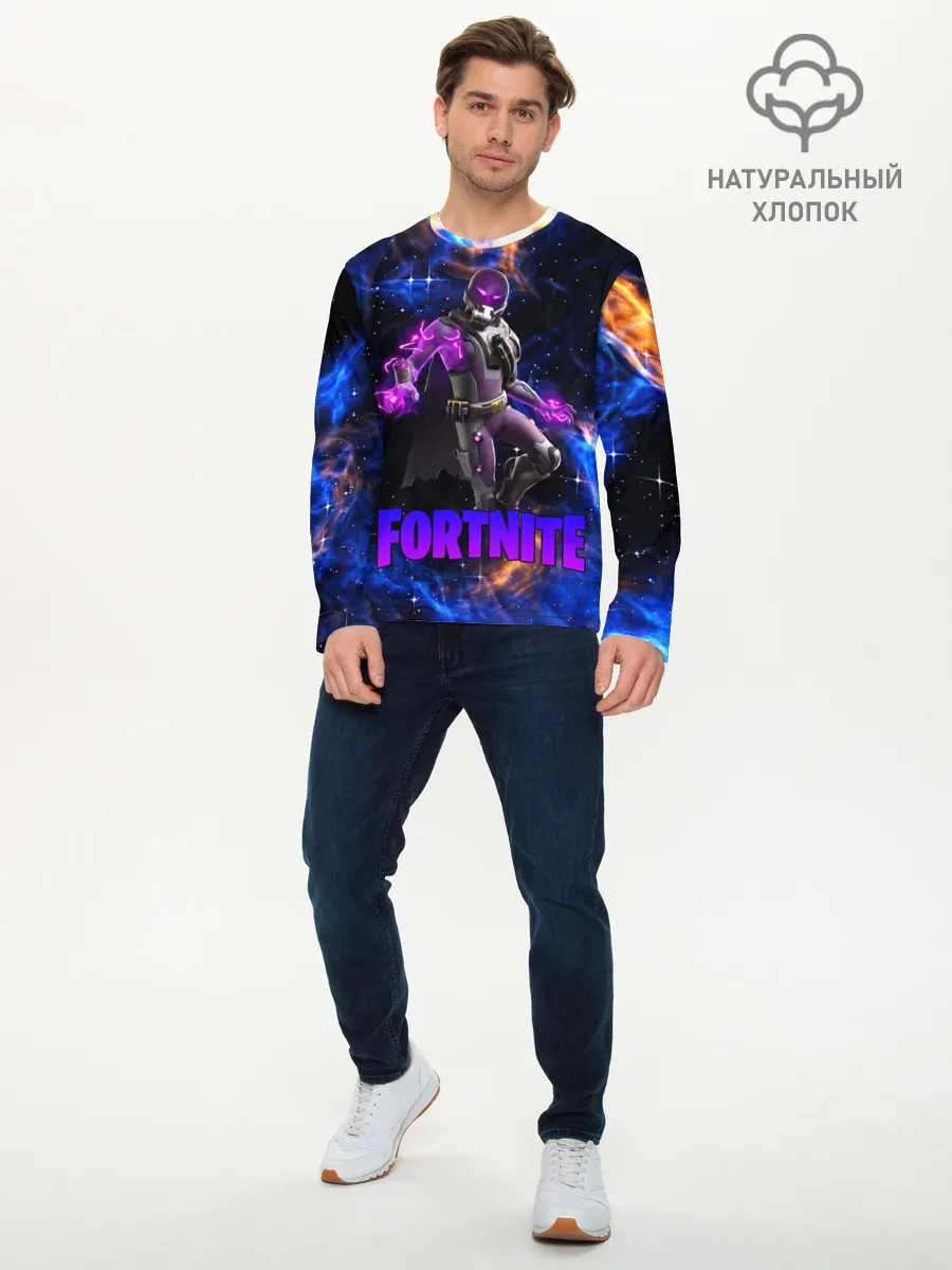 Мужской лонгслив базовый / Фортнайт | Fortnite