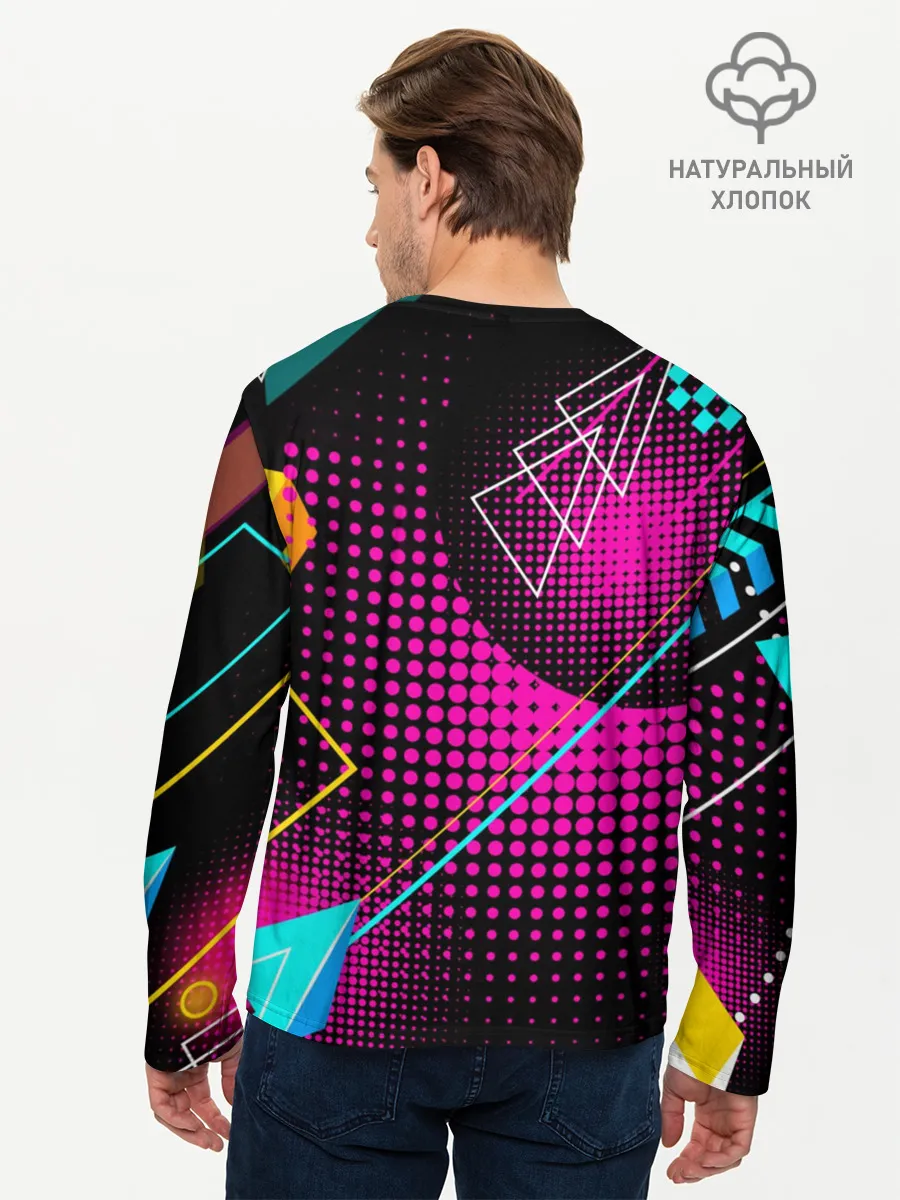 Мужской лонгслив базовый / Fall Guys | Saw