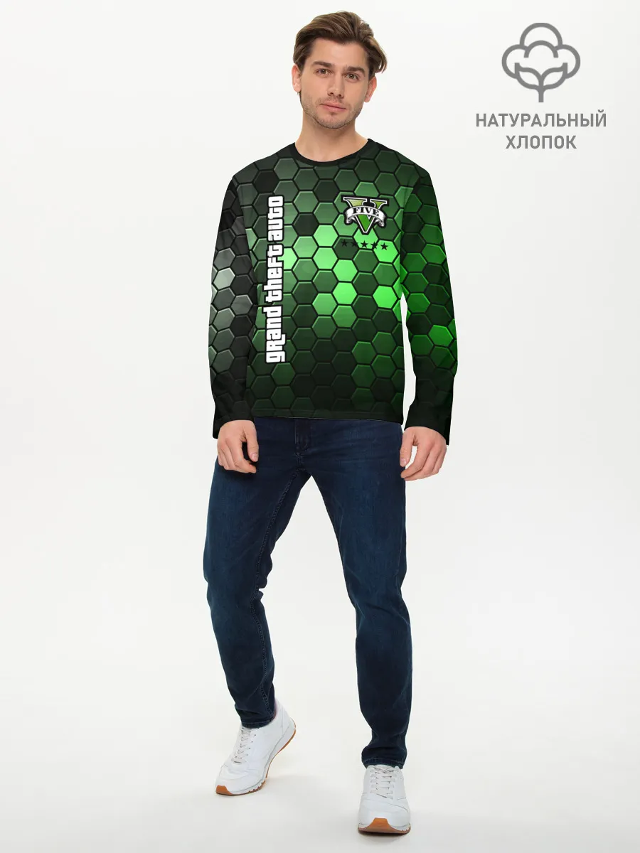 Мужской лонгслив базовый / GTA 5 / ГТА 5