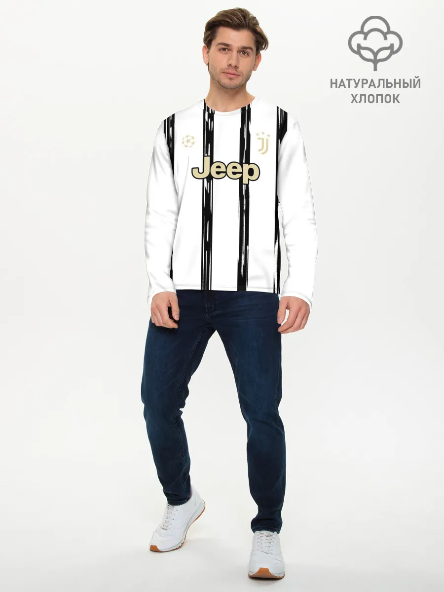 Мужской лонгслив базовый / Juventus | Home Authentic style