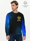 Мужской лонгслив базовый / RUSSIA / РОССИЯ