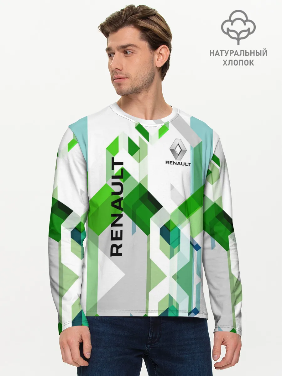 Мужской лонгслив базовый / Renault