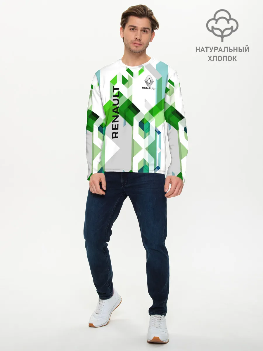 Мужской лонгслив базовый / Renault