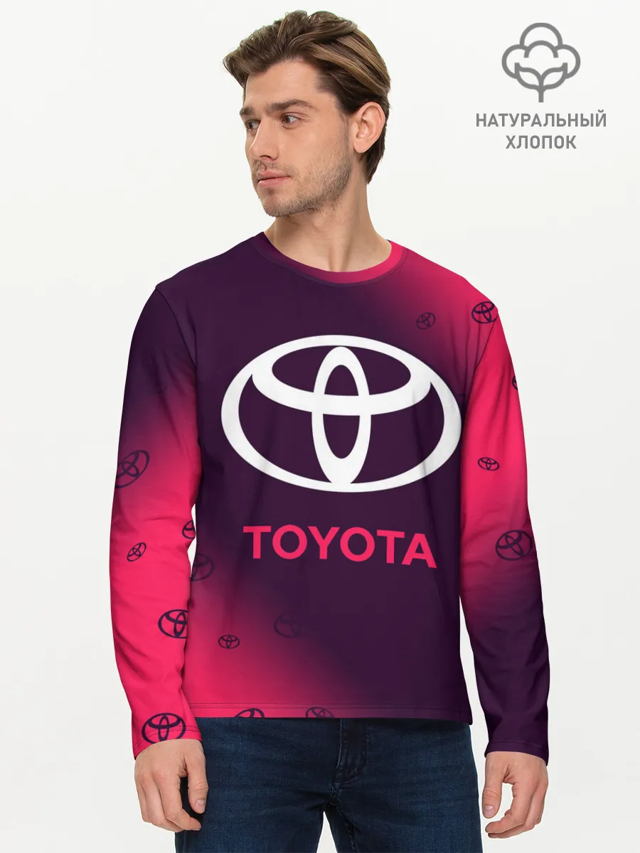Мужской лонгслив базовый / TOYOTA / ТОЙОТА