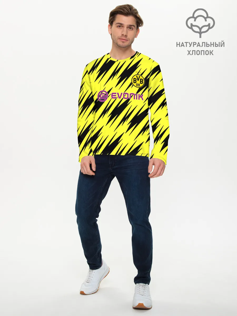 Мужской лонгслив базовый / Borussia | 2020-2021 г.