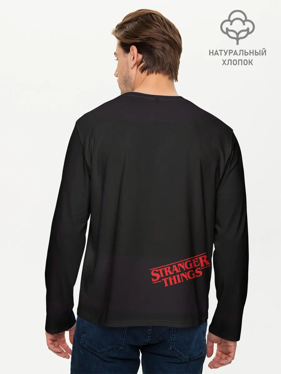 Мужской лонгслив базовый / Очень странные дела