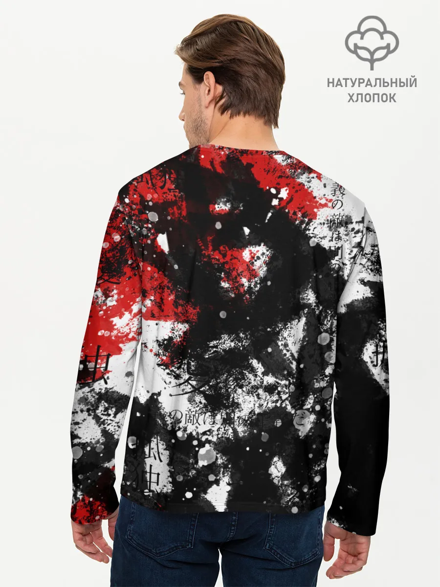 Мужской лонгслив базовый / Кен канеки