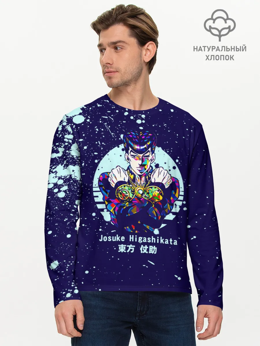Мужской лонгслив базовый / JoJo Bizarre Adventure