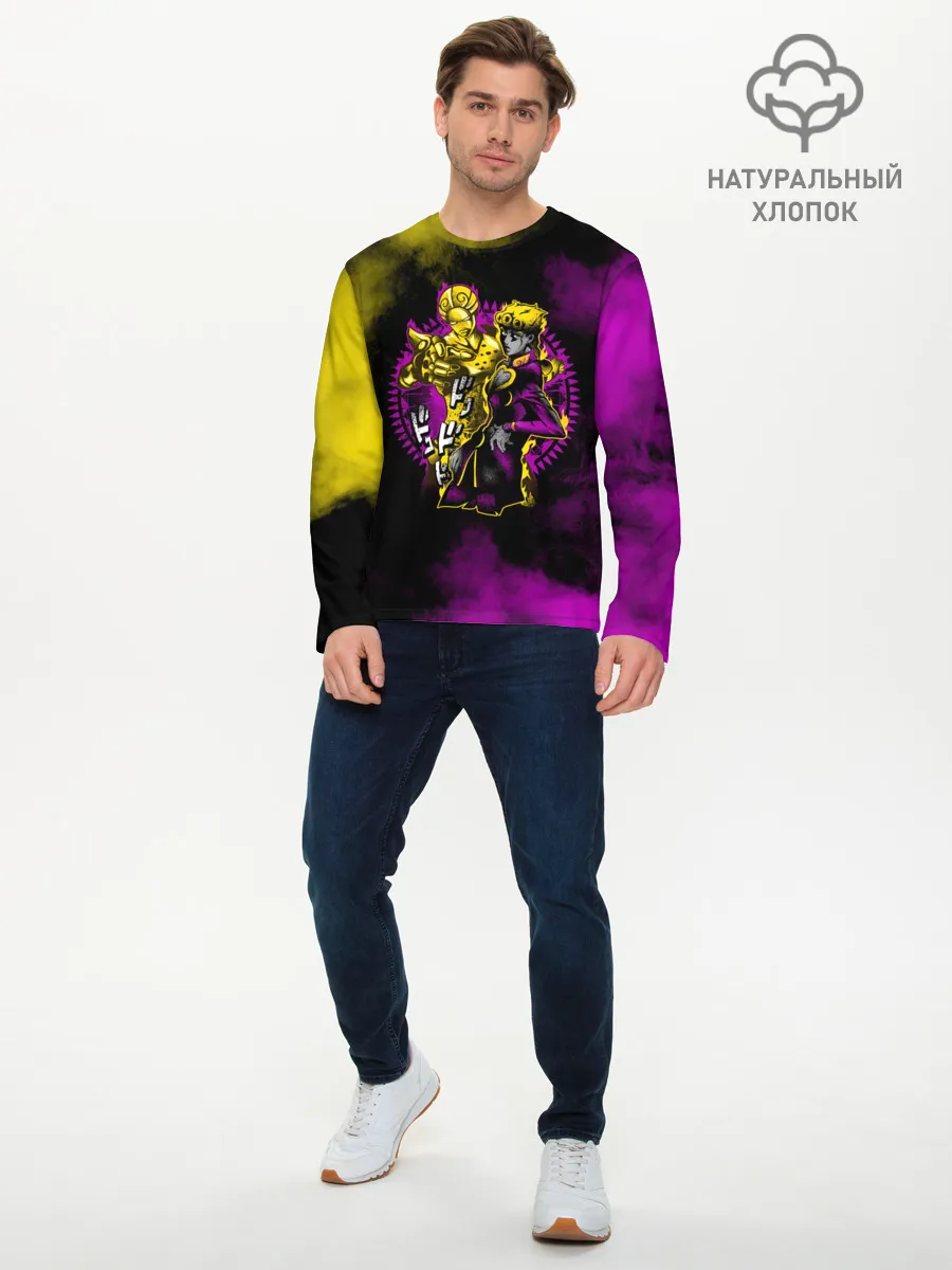 Мужской лонгслив базовый / JoJo Bizarre Adventure