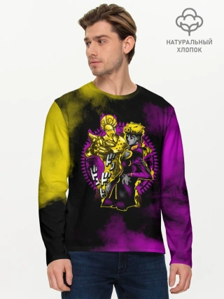 Мужской лонгслив базовый / JoJo Bizarre Adventure