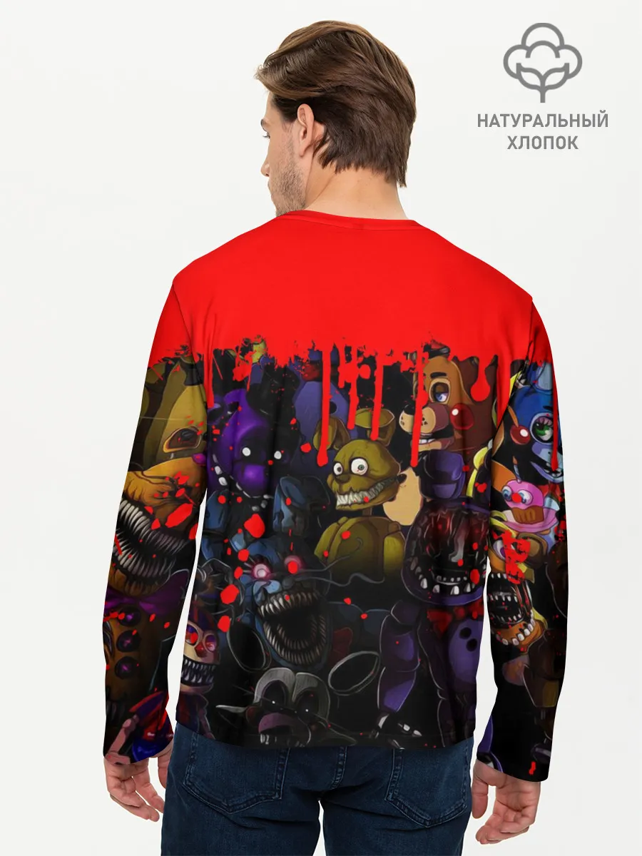Мужской лонгслив базовый / Five Nights At Freddys