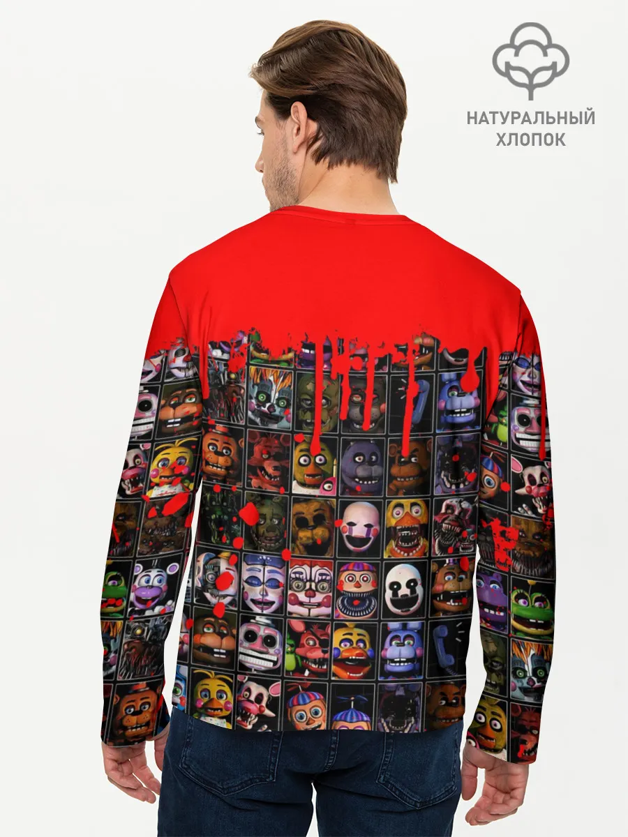 Мужской лонгслив базовый / Five Nights At Freddys