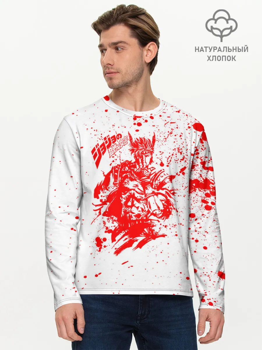 Мужской лонгслив базовый / JoJo Bizarre Adventure