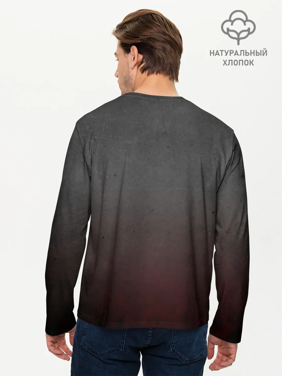 Мужской лонгслив базовый / Эмблема Ведьмак