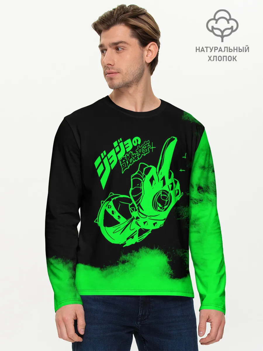 Мужской лонгслив базовый / JoJo Bizarre Adventure
