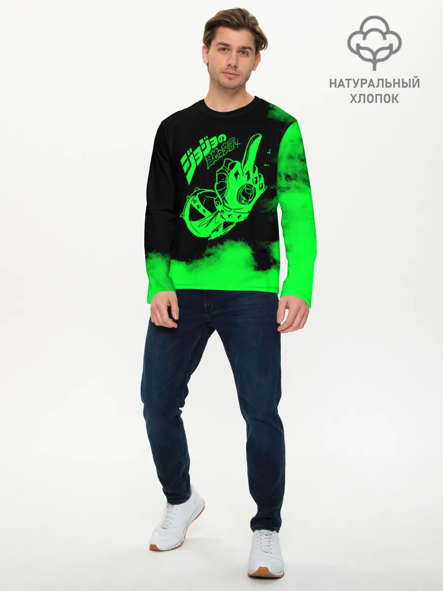 Мужской лонгслив базовый / JoJo Bizarre Adventure