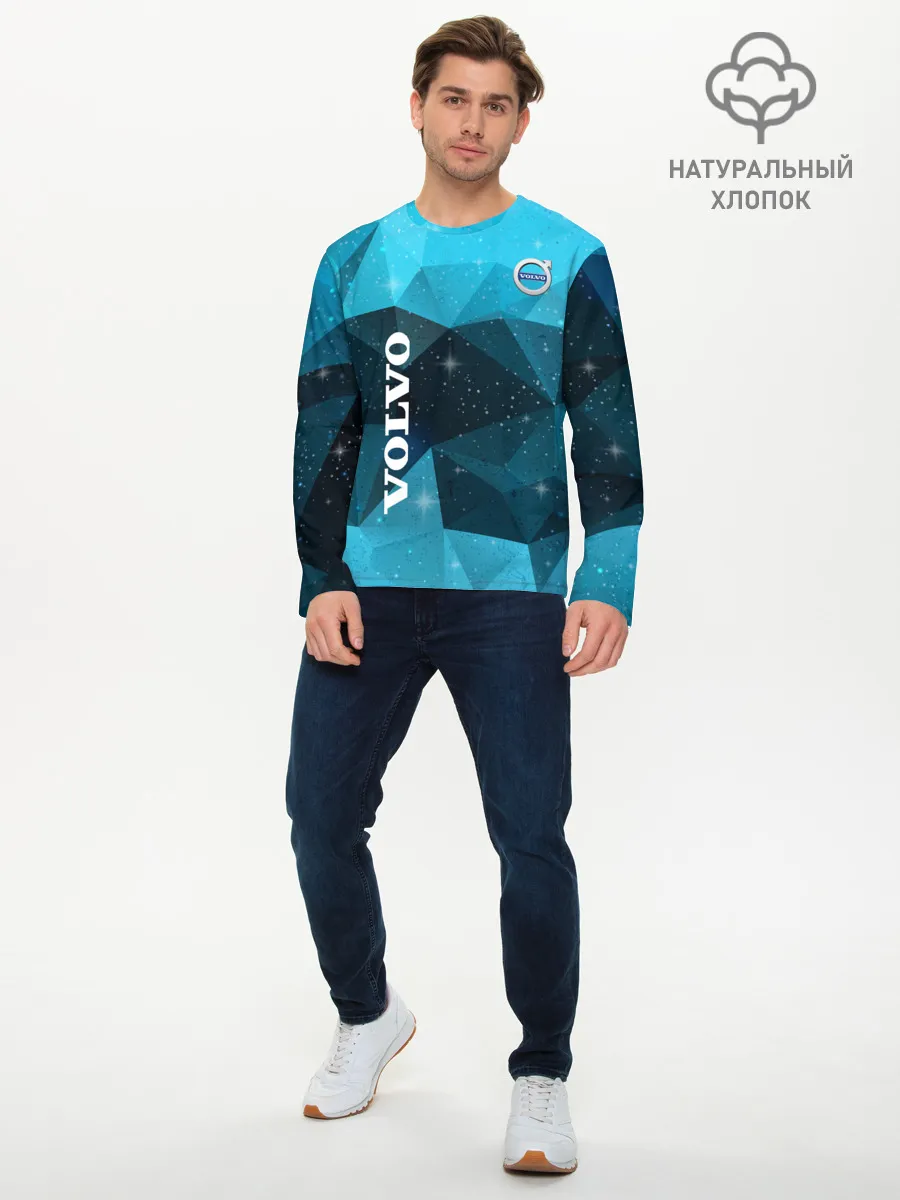 Мужской лонгслив базовый / Volvo