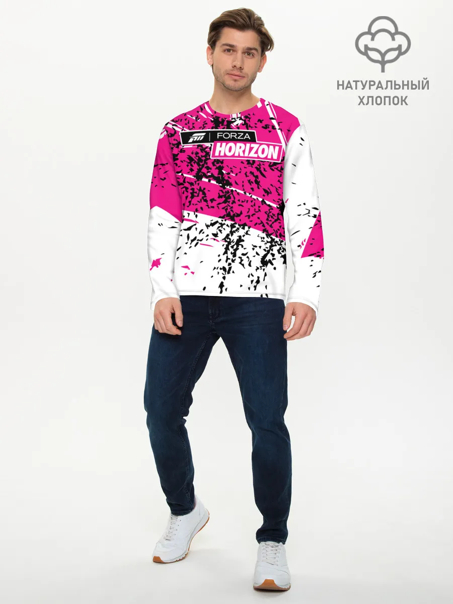 Мужской лонгслив базовый / Forza Horizon