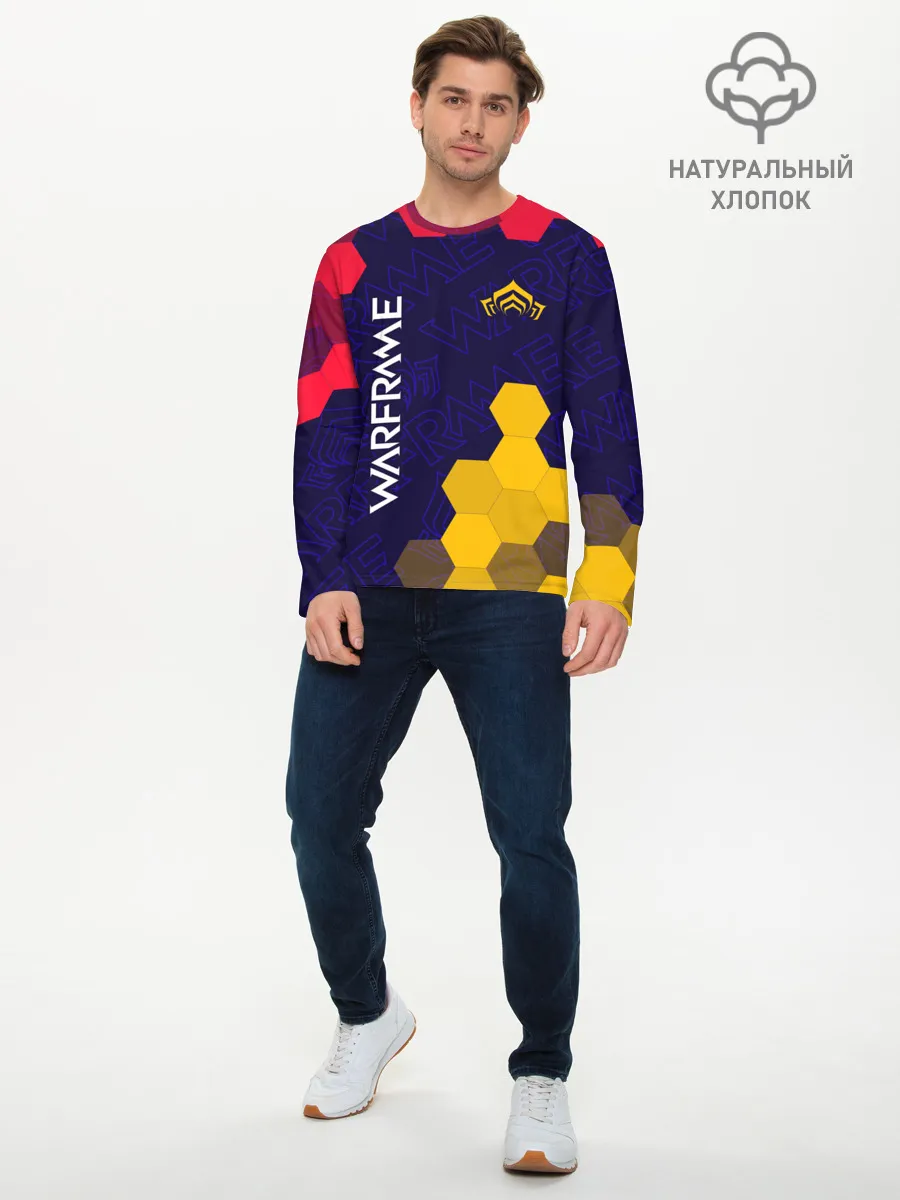 Мужской лонгслив базовый / WARFRAME / ВАРФРЕЙМ