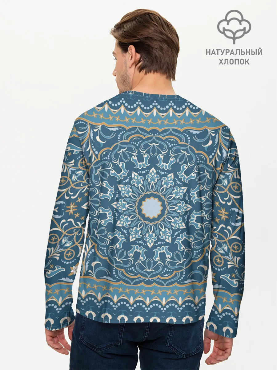 Мужской лонгслив базовый / Кружево