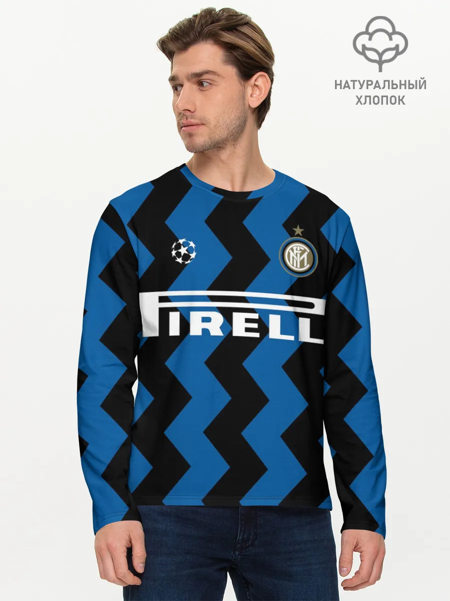 Мужской лонгслив базовый / Inter | Home Jersey