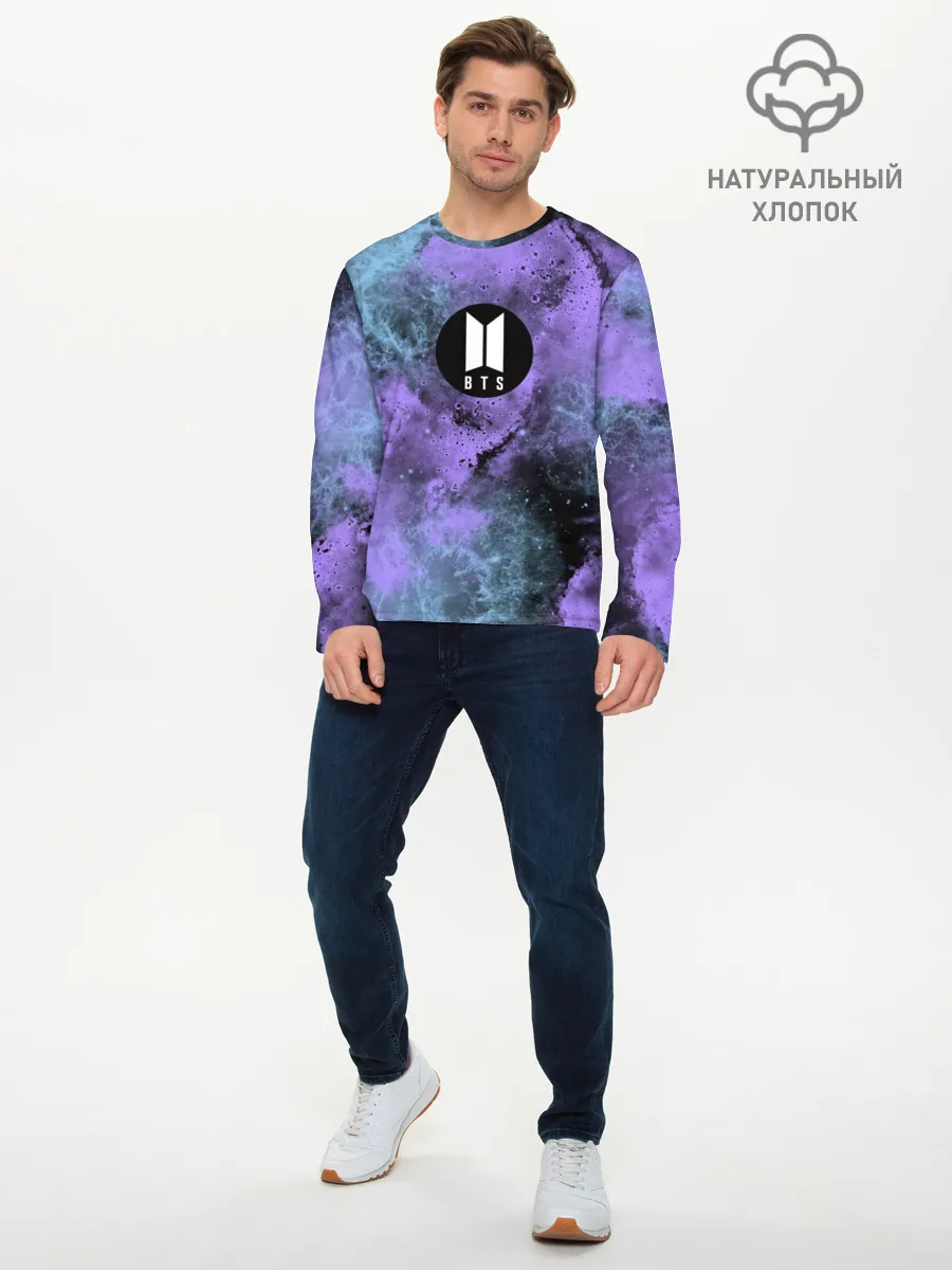 Мужской лонгслив базовый / BTS