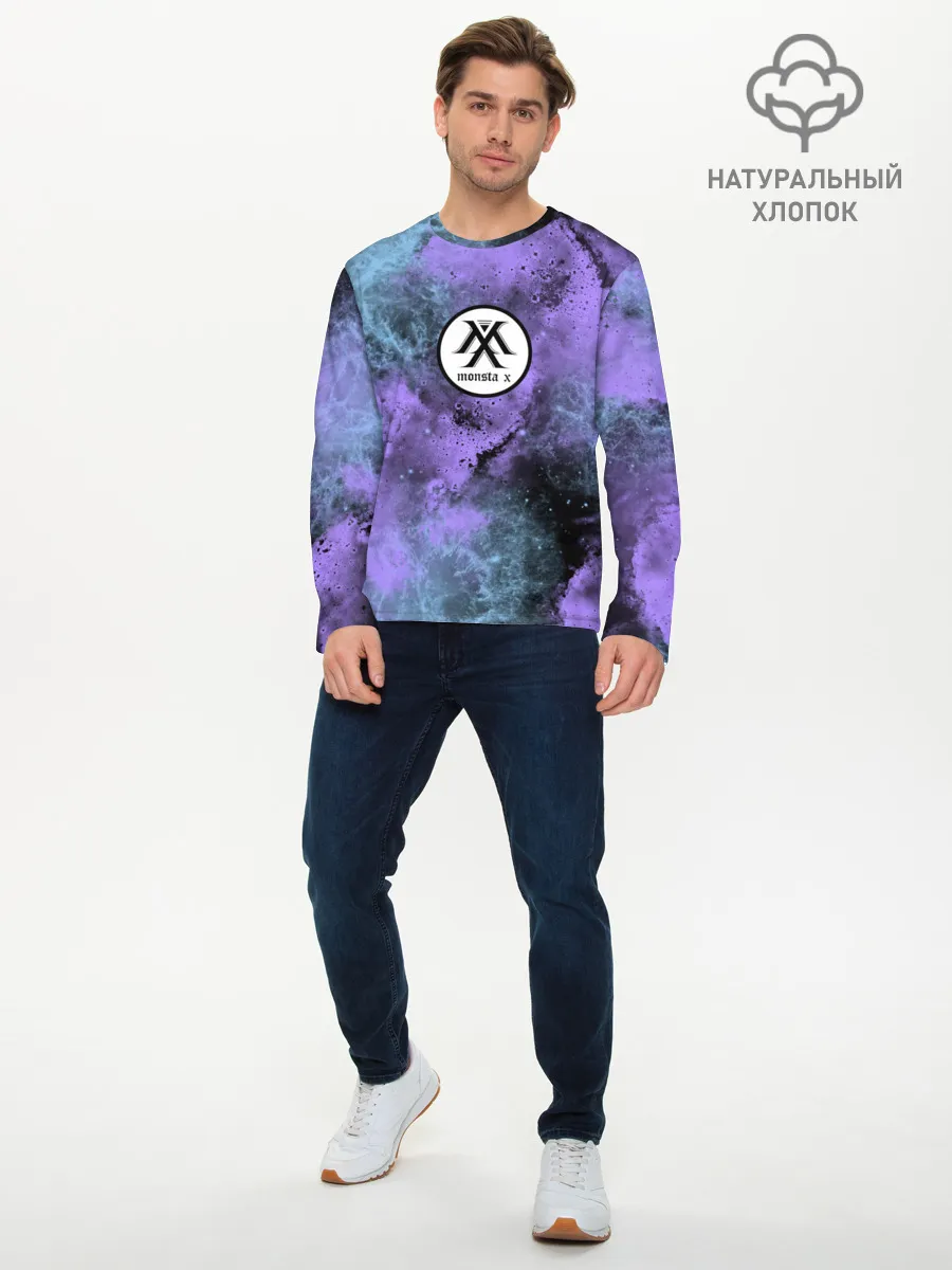 Мужской лонгслив базовый / MONSTA X