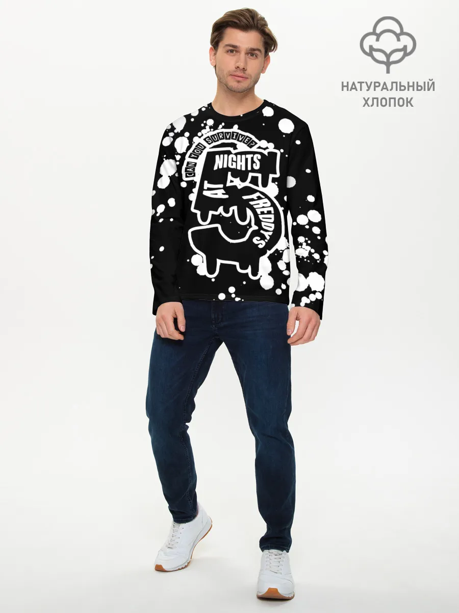 Мужской лонгслив базовый / Five Nights at Freddy