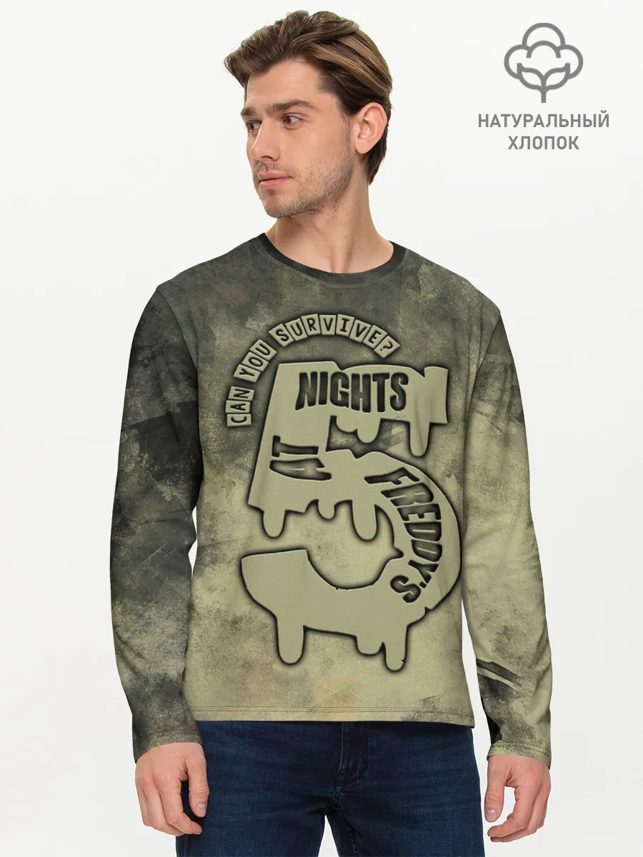 Мужской лонгслив базовый / Five Nights at Freddy