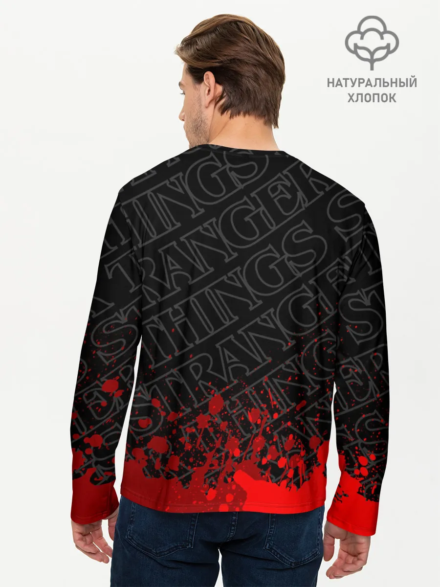 Мужской лонгслив базовый / ОЧЕНЬ СТРАННЫЕ ДЕЛА / STRANGER