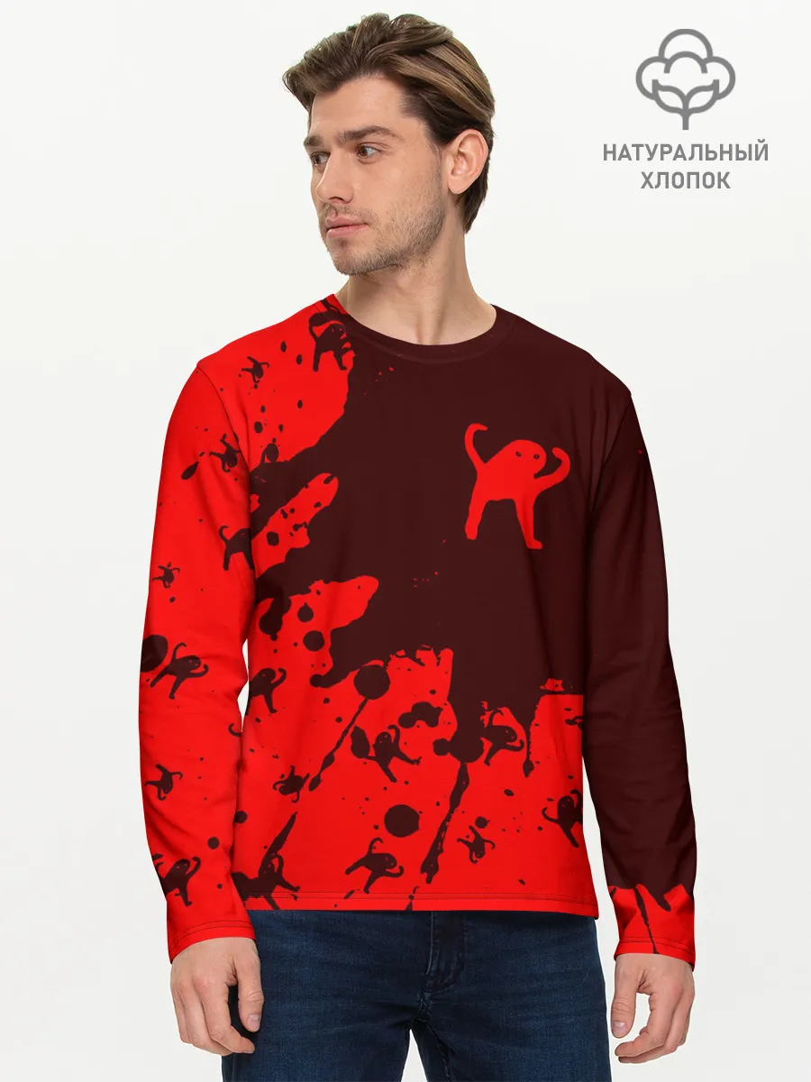 Мужской лонгслив базовый / ЪУЪ СЪУКА