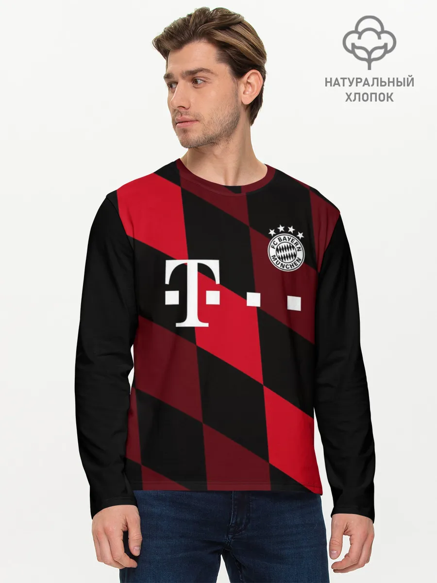 Мужской лонгслив базовый / ФК Бавария Мюнхен
